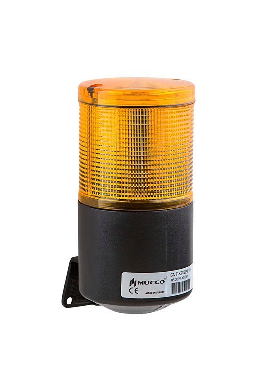 SNT-K7013-C1-3 12-24V AC/DC ÇAKAR BUZZER KURU KONTAKLI IŞIKLI KORNA