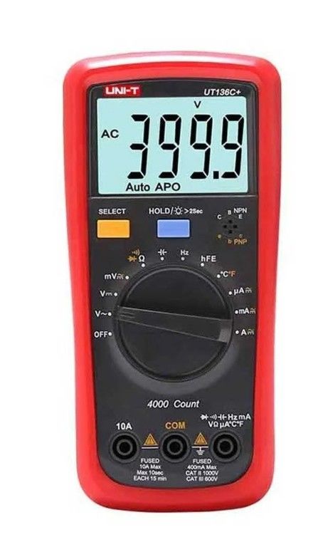Unit UT136C+ Dijital Multimetre