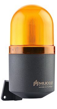 SNT-K711-3 12-24V AC/DC UNİVERSAL IŞIKLI KORNA SARI