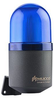 SNT-K711-4 12-24V AC/DC UNİVERSAL IŞIKLI KORNA MAVİ