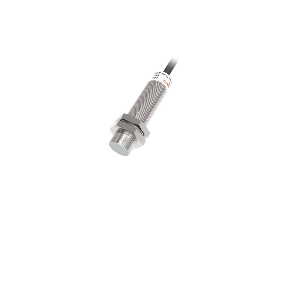 LR12TAF04DNOY M12 Düz Kafa NPN 2m Kablolu 4mm Alg. NO 3/4 Kablolu Kısa DC Endüktif Sensör