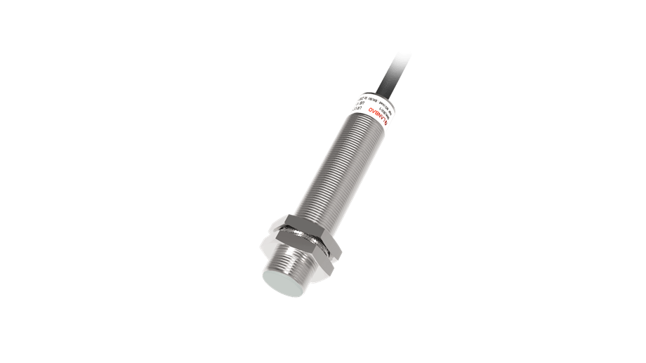 LR12TCF06DNOY M12 Düz Kafa NPN 2m Kablolu 6mm Alg. NO 3/4 Kablolu Uzun DC Endüktif Sensör