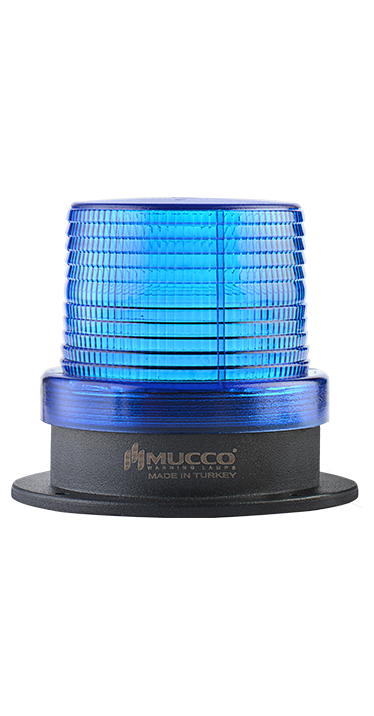 SNT-915-B-4 12-24V AC/DC 5 MOD BUZZER TEPE LAMBASI MAVİ