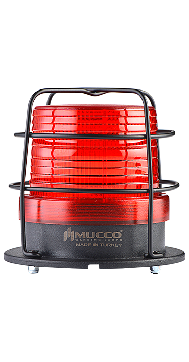 SNT-925-B-KFS-1 85-260V AC/DC 5 MOD KAFESLİ BUZZER TEPE LAMBASI KIRMIZI