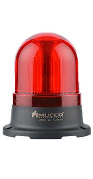 SNT-725-S-1 220 VAC SABİT MİNİ TEPE LAMBASI KIRIMIZI