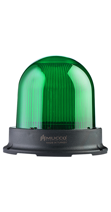 SNT-1212-B-2 Ø125 mm 24-90V DC / 24-60V AC MAKSİ VOLT BUZZERLI TEPE LAMBASI