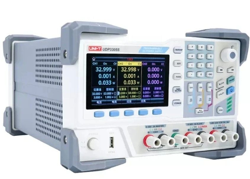 UNI-T UDP3305S-E 4 Kanal Gelişmiş Programlanabilir Doğrusal DC Güç Kaynağı