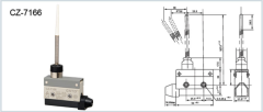CZ-7166 SPİRAL TELLİ PLASTİK ÇUBUK MİCRO SWİTCH