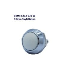 EJ12-231AW 12 mm IŞIKSIZ BOMBELİ KAFA YAYLI BUTON BEYAZ