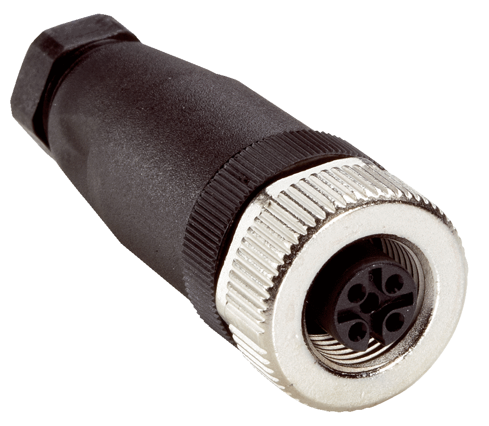 M12 5-pin Dişi Düz Soket M1205FS