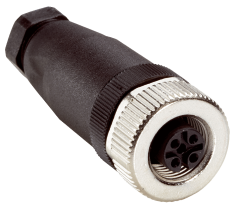 M12 5-pin Dişi Düz Soket M1205FS