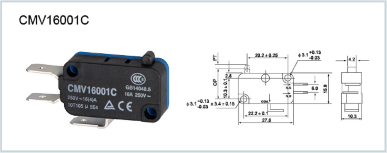 CMV100D MİCRO SWİTCH