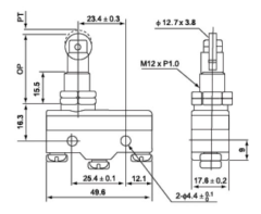 CM-1308 DÜZ MAKARALI PİM MİCRO SWİTCH