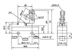 CM-1743 DEVRİLEN MAKARALI PALET MİCRO SWİTCH