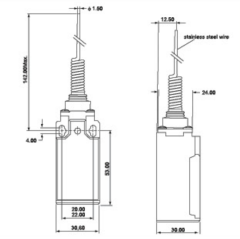 CLS-161 TELLİ LİMİT SWİTCH SİVİÇ ANAHTAR