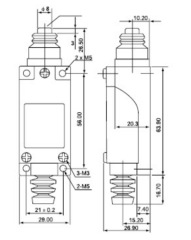 TZ-8111 DOĞRUSAL PİM LİMİT SWİTCH SİVİÇ