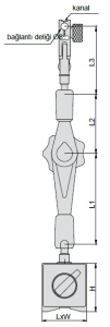 Üniversal Manyetik Stand Hassas Ayarlamalı 321mm