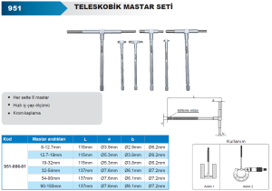 Teleskobik Mastar Seti