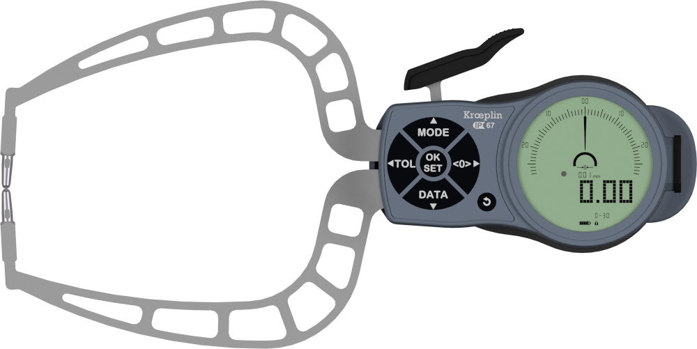 K330 Dijital Dış Çap Kanal Komparatörü 0-30 mm