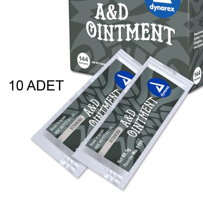 الفيتامينات A & D الأصل مرهم من Dynarex الولايات المتحدة ماكياج 10 قطعة الدائم الرعاية اللاحقة