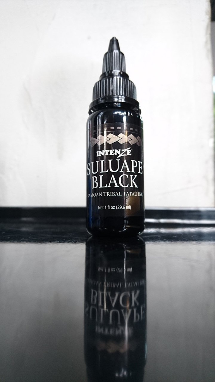 Intenze Suluape Black 1 oz 30 ml Siyah Dolgu Dövme Boyası