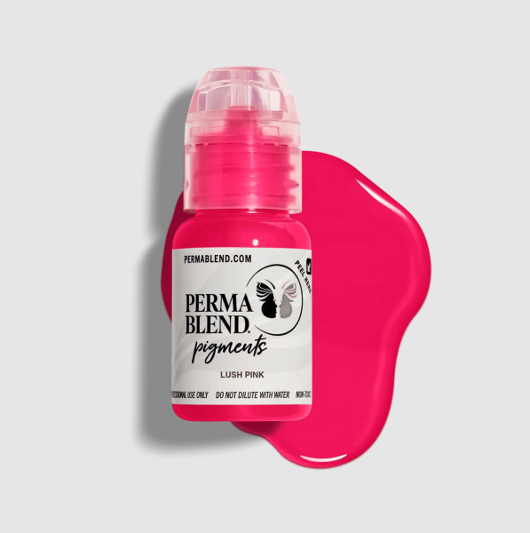 Perma Blend Lush Pink 1/2 oz 15 ml Parlak Pembe Dudak Kalıcı Makyaj Boyası Permablend