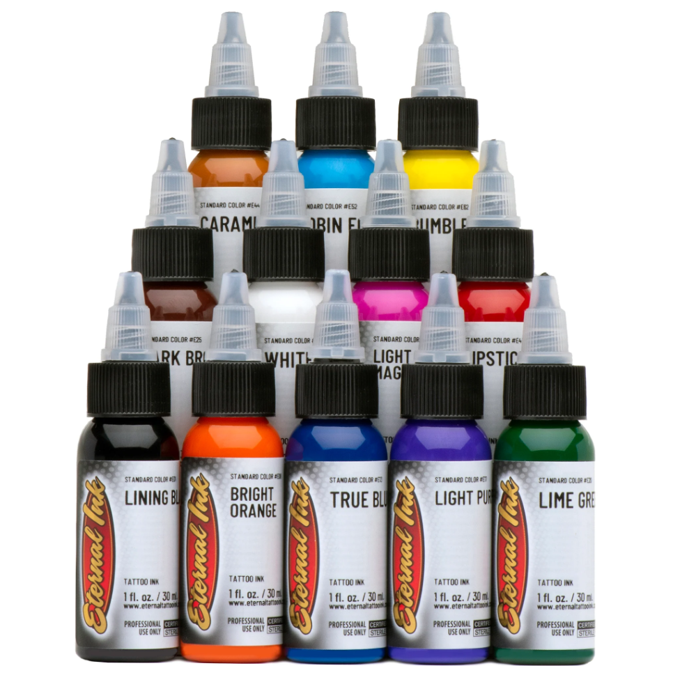 Eternal Ink 12 Color Sample / Renk Set 1 oz / 30 ml
