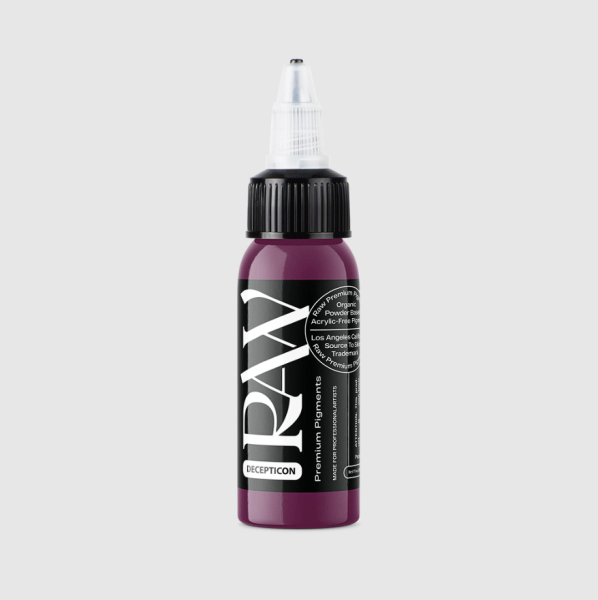 Raw Pigments Decepticon 1 oz 30 ml Koyu Mor Dövme Boyası