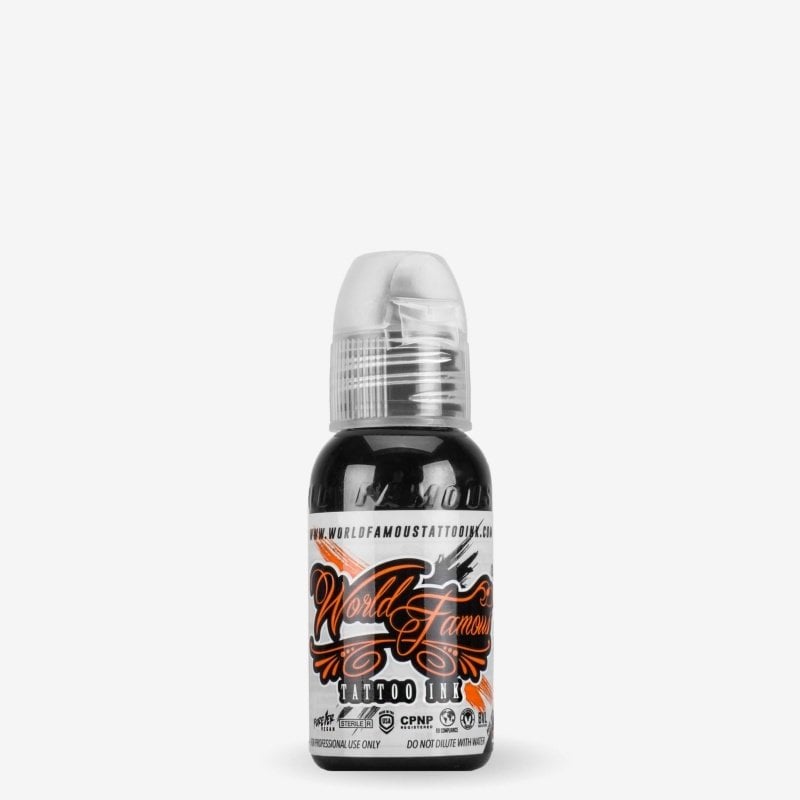 WORLD FAMOUS BLACK OUTLINING INK 1/2 oz 15 ml Siyah Çizgi Boyası