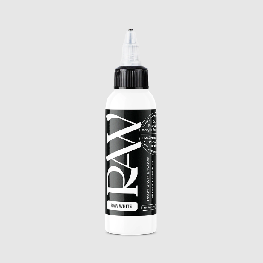 Raw Pigments White 2 oz 60 ml Beyaz Dövme Boyası