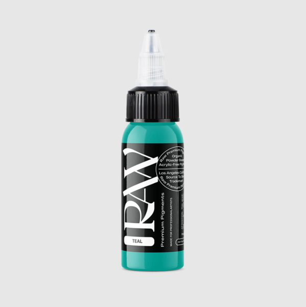 Raw Pigments Teal 1 oz 30 ml Yeşil Dövme Boyası