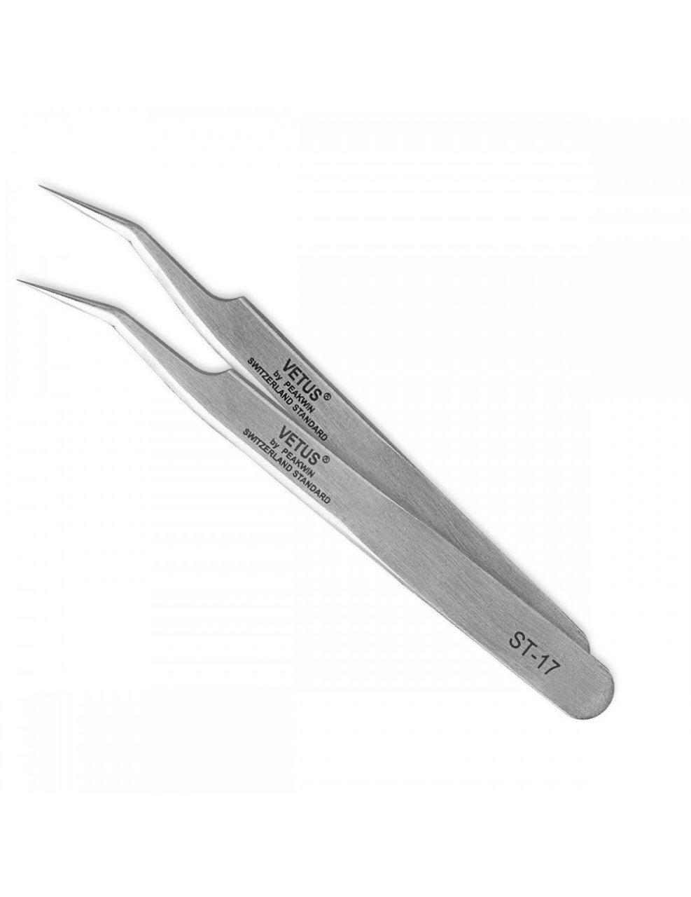 Neich zijde Lash pincet ST-17 Anti-magnetische Gebogen Tweezer Az