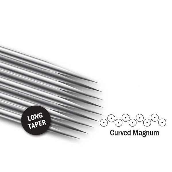 Dragon Premium M1c - RM CURVED MAGNUMS NEEDLES / Oval Magnum Dolgu/Gölge Kalın (M1C)
