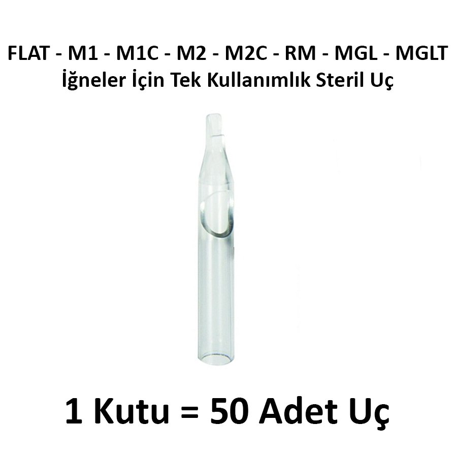 F/M Flat Magnum Steril Disposible Tek Kullanımlık Uç