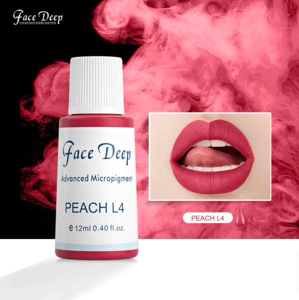 Face Deep L4 Peach Dudak İçin Kalıcı Makyaj Boyası 12 ml