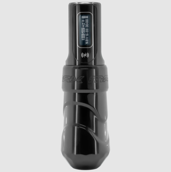 FK Irons Spektra Flux Max Stealth 4.0mm Stroke with 2 PowerBolt II Wireless Tattoo Machine Kablosuz Şarjlı Çift Bataryalı Rotary Dövme Makinesi
