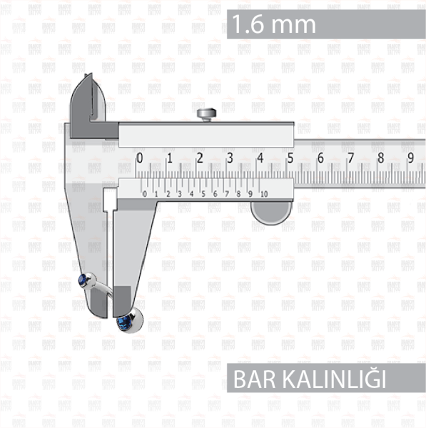 Titanyum Cift Mavi Taşlı Göbek Piercing