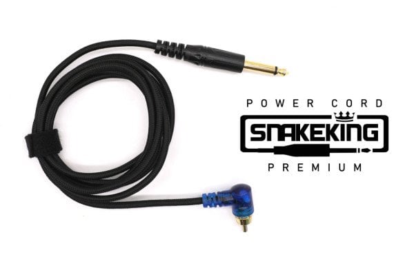 Ava Snake Koning LED Clip Cord RCA-kabel 2.4 meter Black