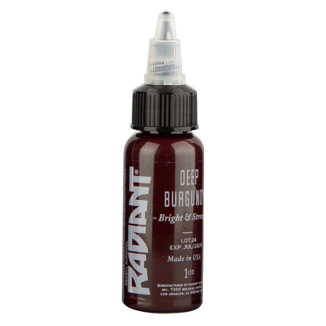 Radiant Deep Burgundy 1 oz 30 ml Koyu Bordo Dövme Boyası