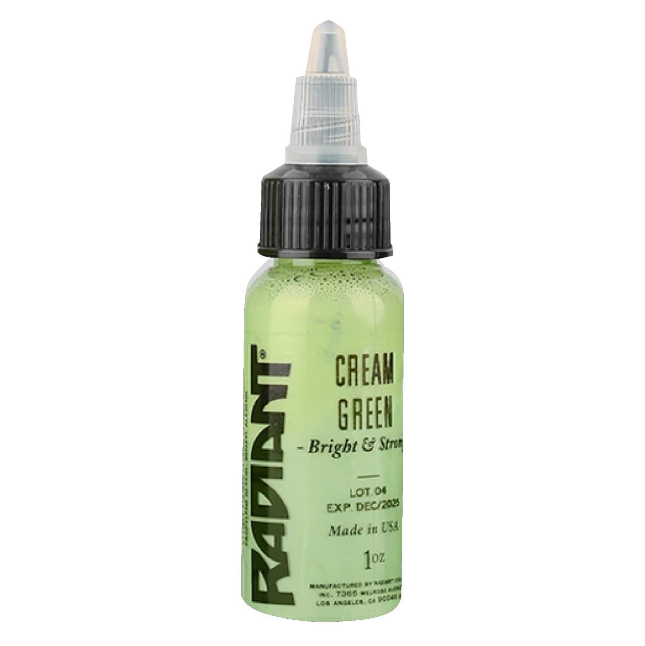 Radiant Cream Green 1 oz 30 ml Açık Yeşil Dövme Boyası