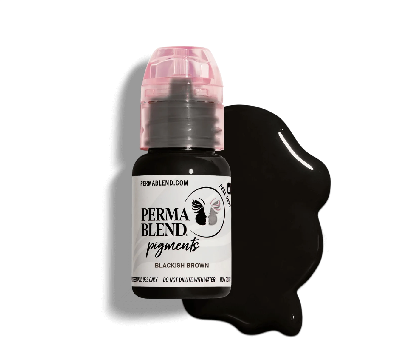 Perma Blend Blackish Brown 1/2 oz 15 ml Kaş İçin Kalıcı Makyaj Boyası Permablend