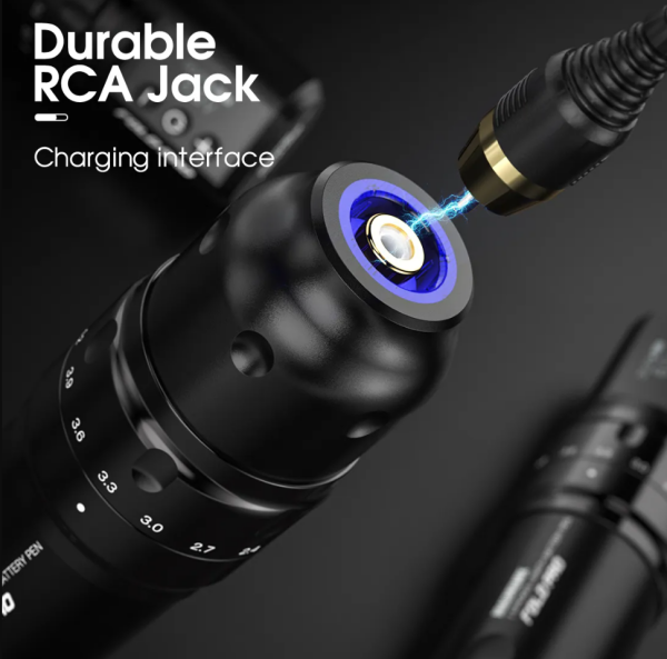 Dragon Mast Fold Pro Kablosuz ve Kablolu Kullanılabilen Bataryalı Ayarlanabilir Stroke Rotary Pen Dövme Makinesi
