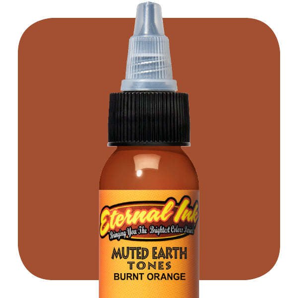 Eternal Burnt Orange 1 oz 30 ml Kahvemsi Koyu Turuncu Dövme Boyası