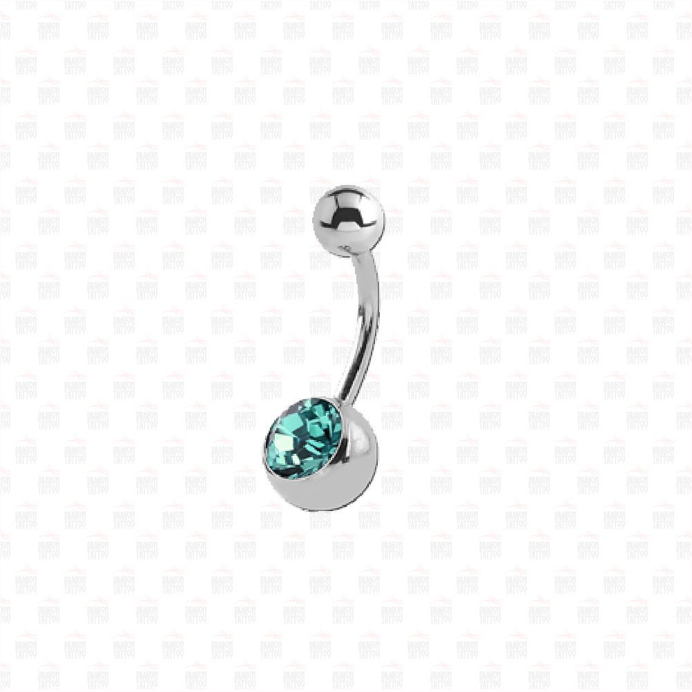 Stone Belly Piercing Chirurgisch Staal
