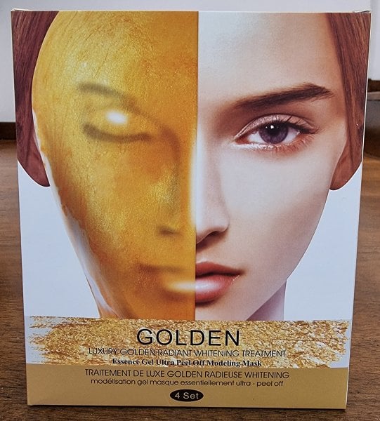 Luxury Golden Radiant Whitening Treatment 4 Set Beyazlatıcı Altın Yüz Maskesi