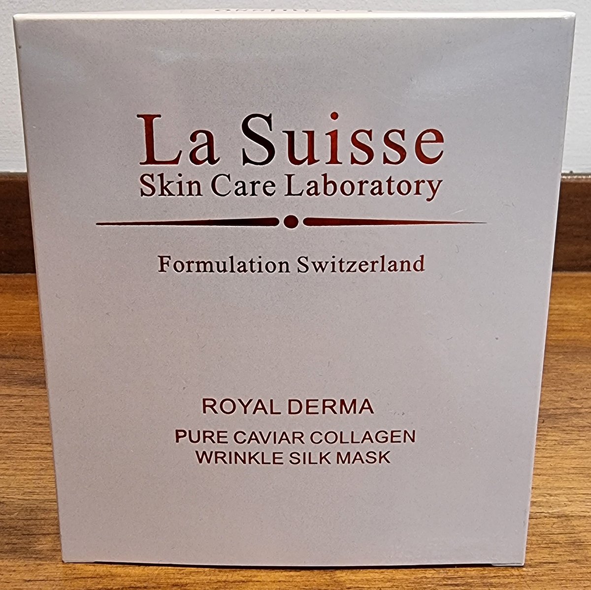 La Suisse Skin Care Laboratory Pure Caviar Collagen Wrinkle Silk Mask Kırışıklık Karşıtı Maske 40ml x 6 Paket