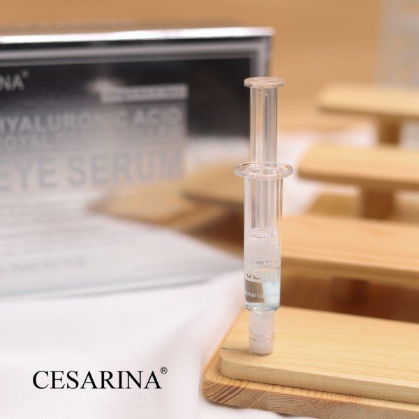 Cesarina Hyaluronic Acid Royal Derma Filler Eye Serum 20mg 2ml x 10 Adet Göz Çevresi Cilt Bakım Serumu