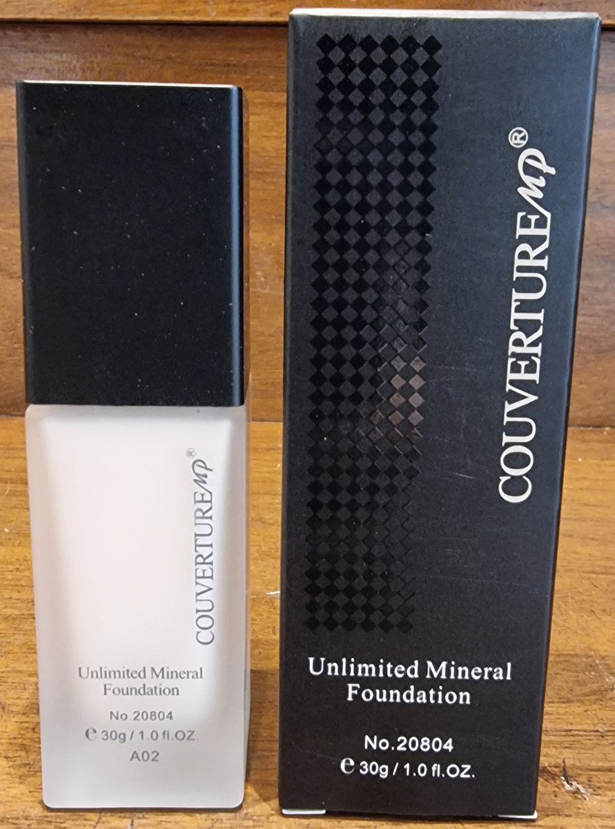 Couverture MP Unlimited Mineral Foundation A02 Cilt Nemlendirici Fondöten 30ml