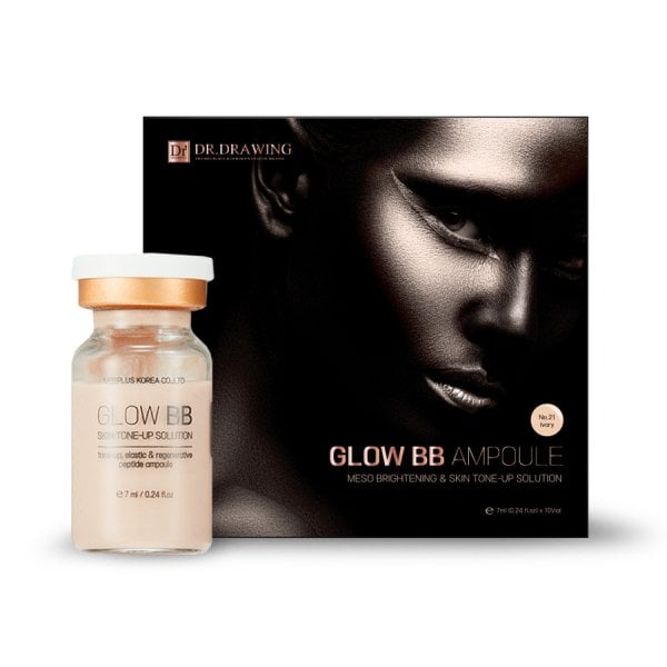 Dr. Drawing Glow BB Ampoule No: 21 Bright Açık Tonda Kalıcı Fondöten 7ml x 10 Ampül