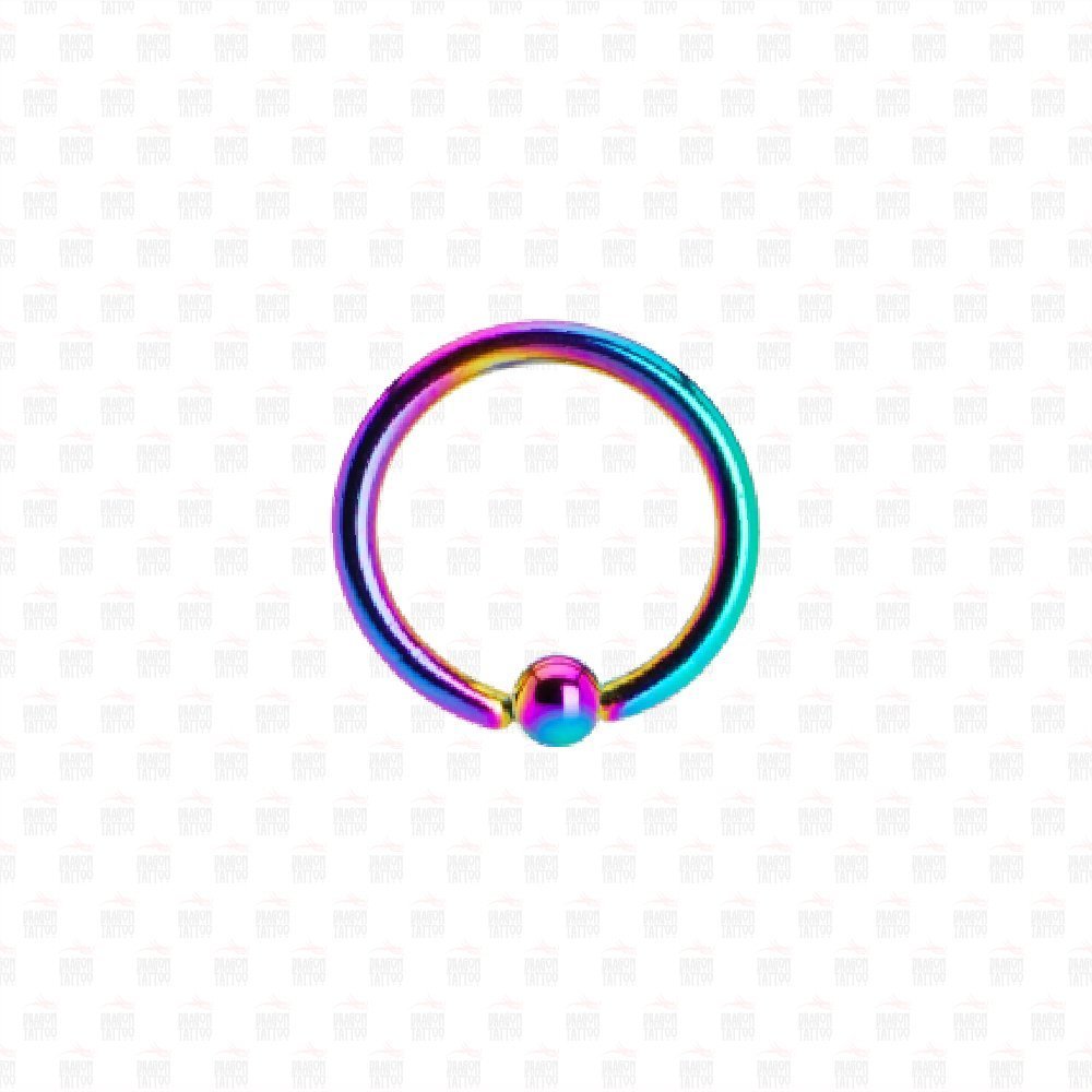 Chirurgisch Staal Multicolor: pijl Color Ring Piercing